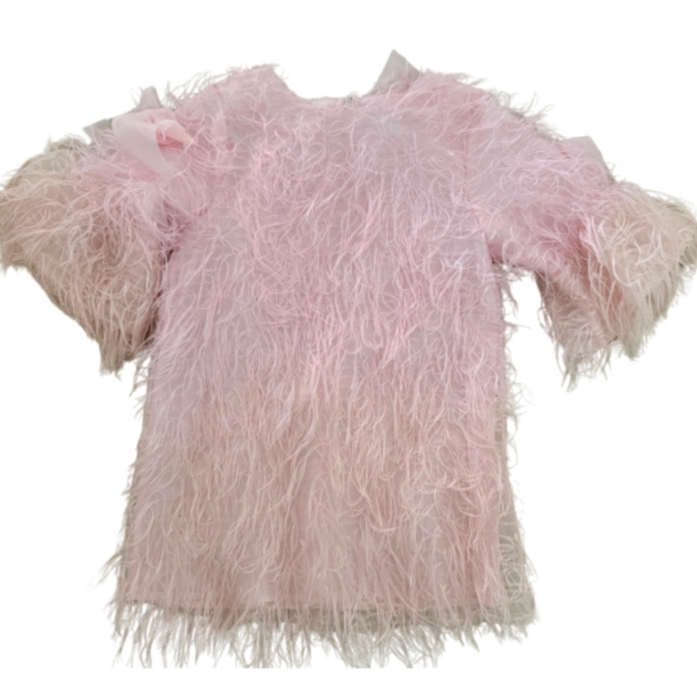 Mama Luma Pink Fringe Dress